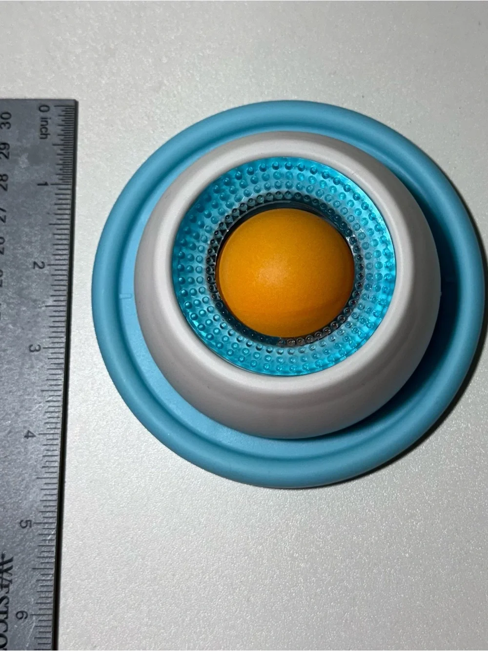 Blue & White Silicone Pet Slow Feeder